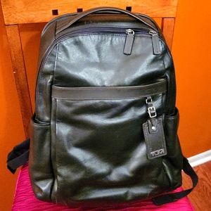 Tumi all leather backpack
